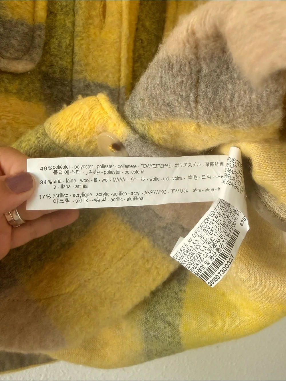 Zara soft plaid